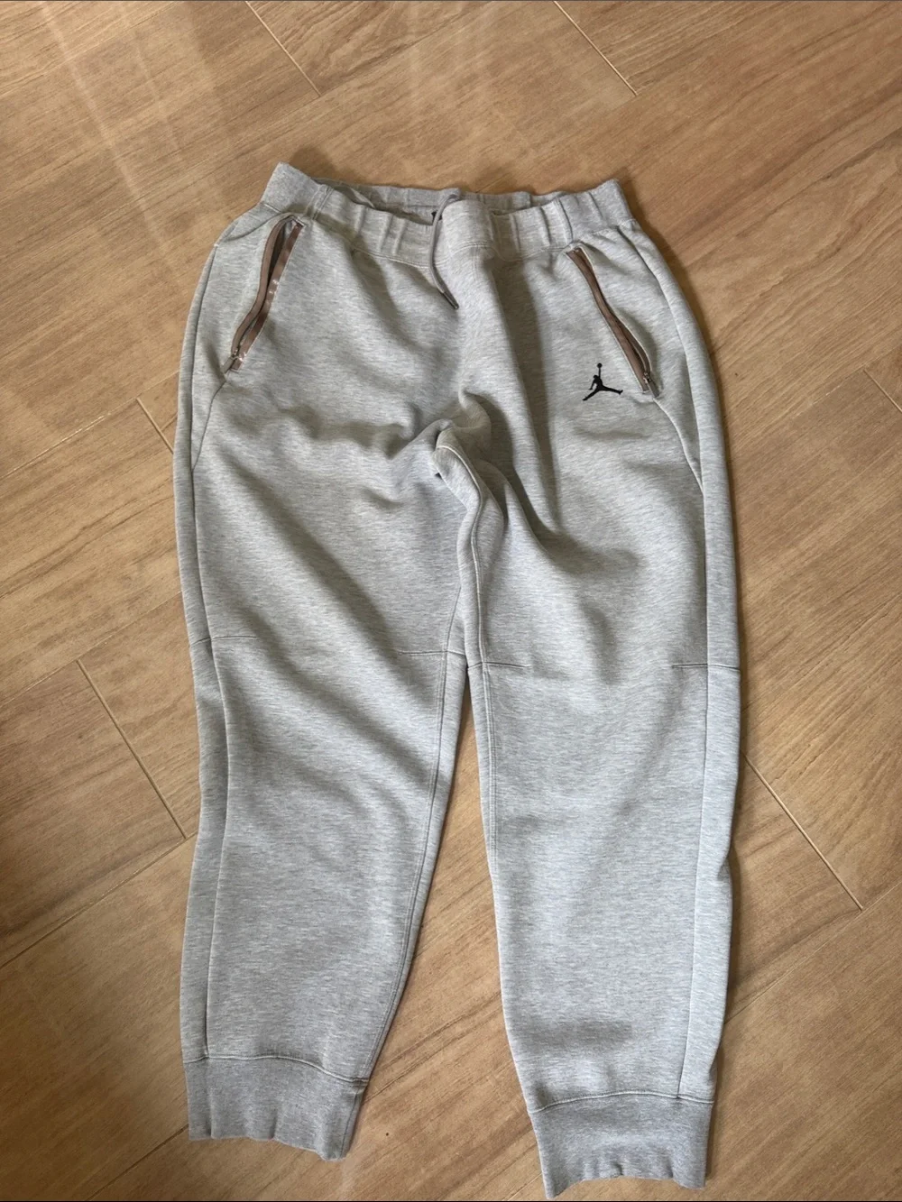 Mens Grey Fleece Jogger Bottoms